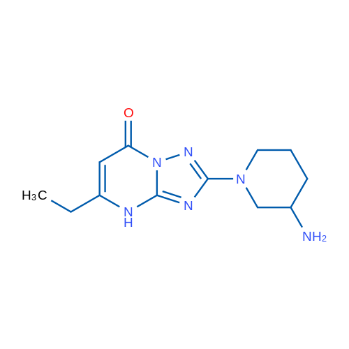 2-(3-Aminopiperidin-1-yl)-5-ethyl-[1,2,4]triazolo[1,5-a]pyrimidin-7(4H)-one 1g