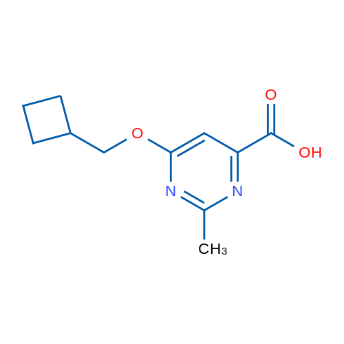 6-(Cyclobutylmethoxy)-2-methylpyrimidine-4-carboxylic acid 1g