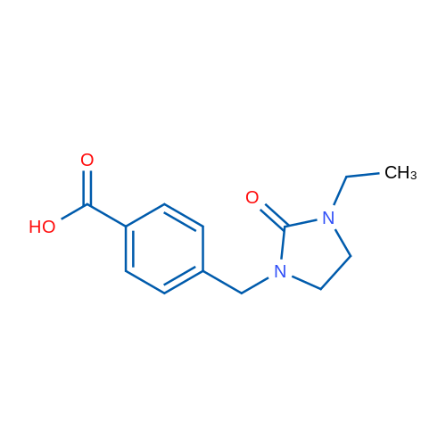 4-((3-Ethyl-2-oxoimidazolidin-1-yl)methyl)benzoic acid 1g
