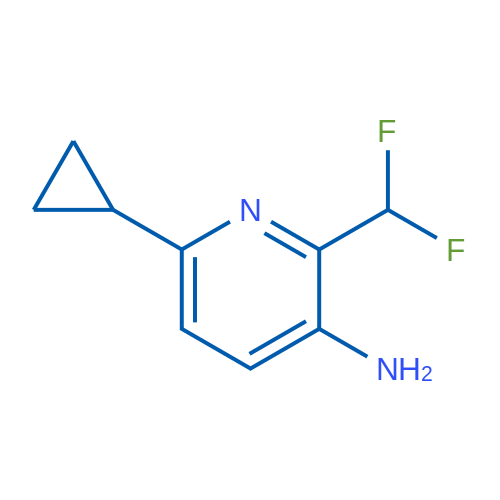 6-Cyclopropyl-2-(difluoromethyl)pyridin-3-amine 1g