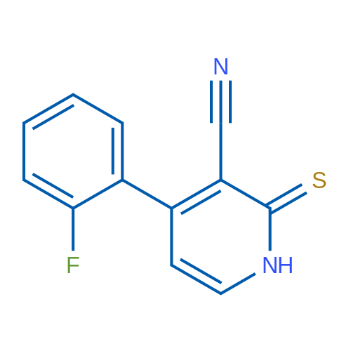4-(2-Fluorophenyl)-2-thioxo-1,2-dihydropyridine-3-carbonitrile 1g