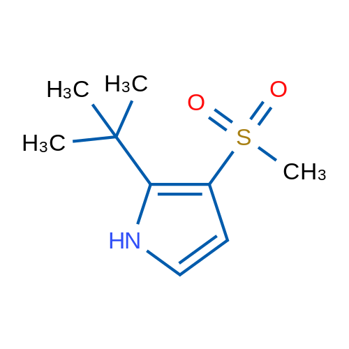 2-(tert-Butyl)-3-(methylsulfonyl)-1H-pyrrole 1g