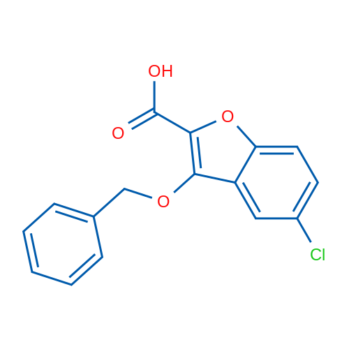 3-(Benzyloxy)-5-chlorobenzofuran-2-carboxylic acid 1g