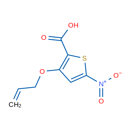 3-(Allyloxy)-5-nitrothiophene-2-carboxylic acid 1g
