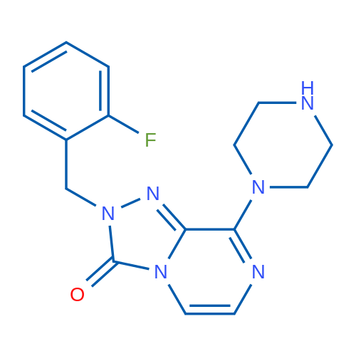 2-(2-Fluorobenzyl)-8-(piperazin-1-yl)-[1,2,4]triazolo[4,3-a]pyrazin-3(2H)-one 1g