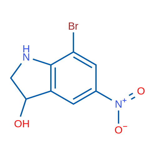 7-Bromo-5-nitroindolin-3-ol 1g