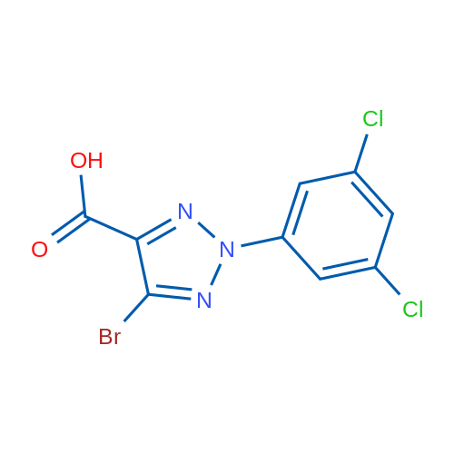 5-Bromo-2-(3,5-dichlorophenyl)-2H-1,2,3-triazole-4-carboxylic acid 1g