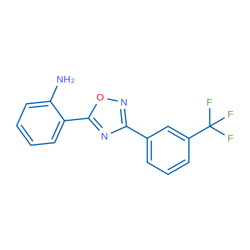 2-(3-(3-(Trifluoromethyl)phenyl)-1,2,4-oxadiazol-5-yl)aniline 1g