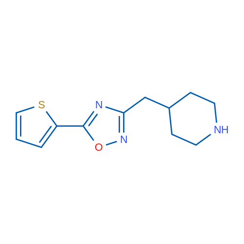 3-(Piperidin-4-ylmethyl)-5-(thiophen-2-yl)-1,2,4-oxadiazole 1g