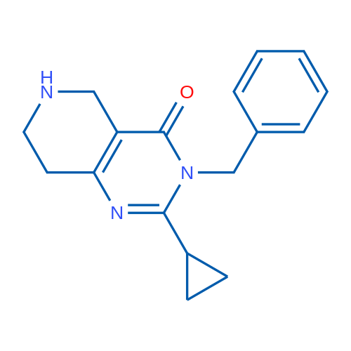 3-Benzyl-2-cyclopropyl-5,6,7,8-tetrahydropyrido[4,3-d]pyrimidin-4(3H)-one 1g