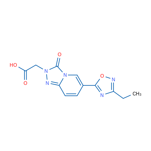 2-(6-(3-Ethyl-1,2,4-oxadiazol-5-yl)-3-oxo-[1,2,4]triazolo[4,3-a]pyridin-2(3H)-yl)acetic acid 1g