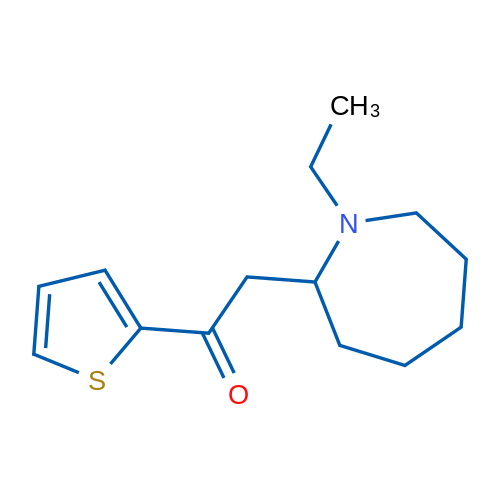 2-(1-Ethylazepan-2-yl)-1-(thiophen-2-yl)ethanone 1g
