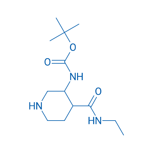 tert-Butyl (4-(ethylcarbamoyl)piperidin-3-yl)carbamate 1g