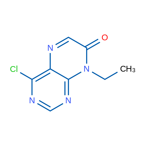 4-Chloro-8-ethylpteridin-7(8H)-one 1g
