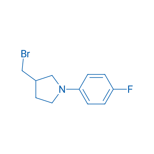 3-(Bromomethyl)-1-(4-fluorophenyl)pyrrolidine 1g