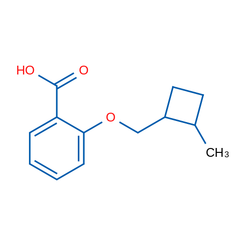 2-((2-Methylcyclobutyl)methoxy)benzoic acid 1g
