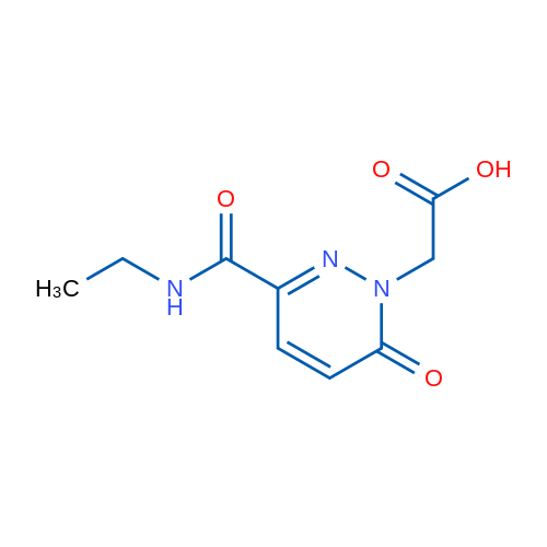 2-(3-(Ethylcarbamoyl)-6-oxopyridazin-1(6H)-yl)acetic acid 1g