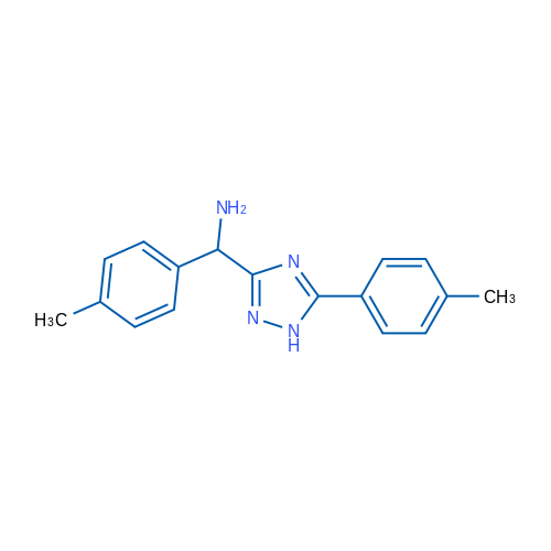 p-Tolyl(5-(p-tolyl)-1H-1,2,4-triazol-3-yl)methanamine 1g