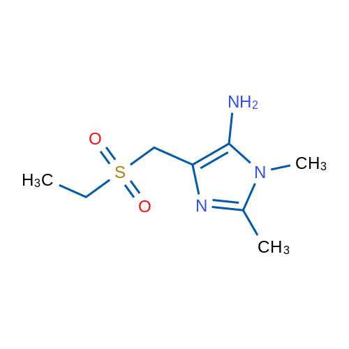 4-((Ethylsulfonyl)methyl)-1,2-dimethyl-1H-imidazol-5-amine 1g