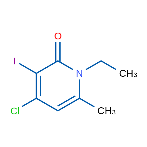 4-Chloro-1-ethyl-3-iodo-6-methylpyridin-2(1H)-one 1g