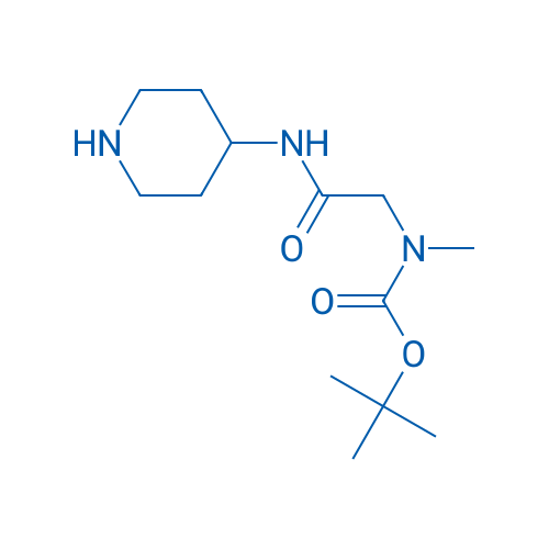 tert-Butyl methyl(2-oxo-2-(piperidin-4-ylamino)ethyl)carbamate 100mg