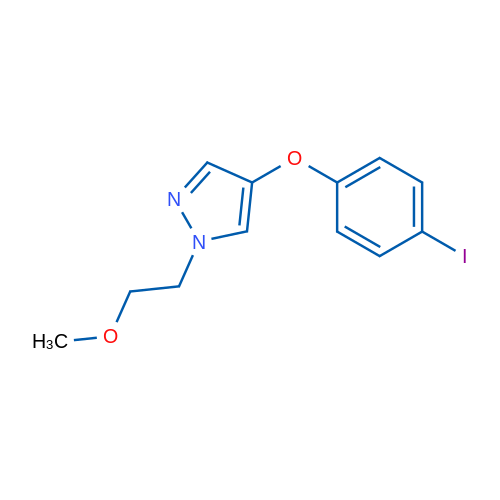 4-(4-Iodophenoxy)-1-(2-methoxyethyl)-1H-pyrazole 1g