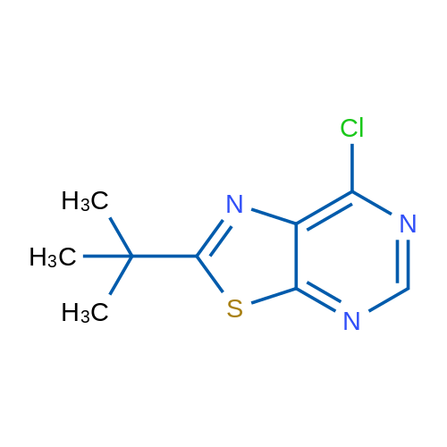 2-(tert-Butyl)-7-chlorothiazolo[5,4-d]pyrimidine 1g