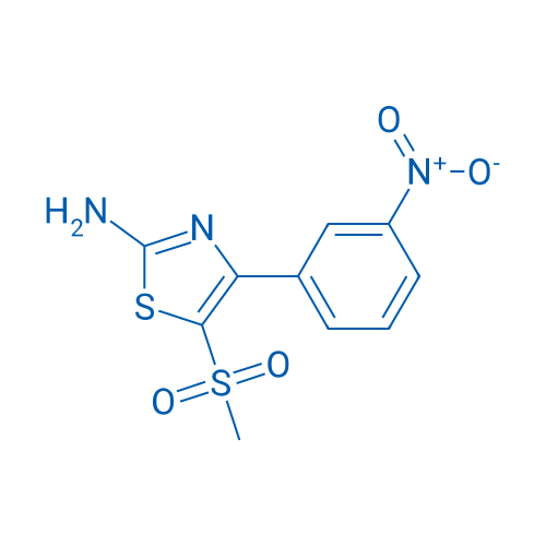 5-(Methylsulfonyl)-4-(3-nitrophenyl)thiazol-2-amine 1g