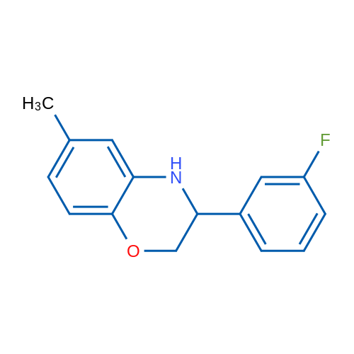 3-(3-Fluorophenyl)-6-methyl-3,4-dihydro-2H-benzo[b][1,4]oxazine 1g