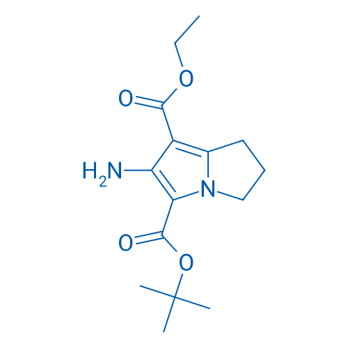 5-tert-Butyl 7-ethyl 6-amino-2,3-dihydro-1H-pyrrolizine-5,7-dicarboxylate 250mg