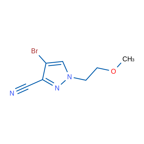 4-Bromo-1-(2-methoxyethyl)-1H-pyrazole-3-carbonitrile 1g