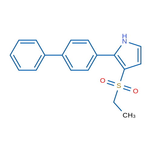 2-([1,1'-Biphenyl]-4-yl)-3-(ethylsulfonyl)-1H-pyrrole 1g