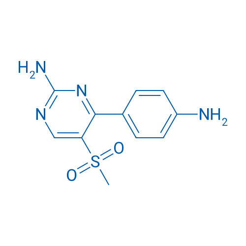 4-(4-Aminophenyl)-5-(methylsulfonyl)pyrimidin-2-amine 1g