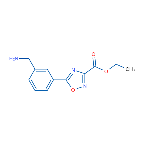 Ethyl 5-[3-(aminomethyl)phenyl]-1,2,4-oxadiazole-3-carboxylate 1g