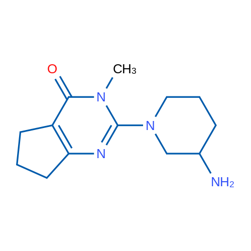 2-(3-Aminopiperidin-1-yl)-3-methyl-6,7-dihydro-3H-cyclopenta[d]pyrimidin-4(5H)-one 1g