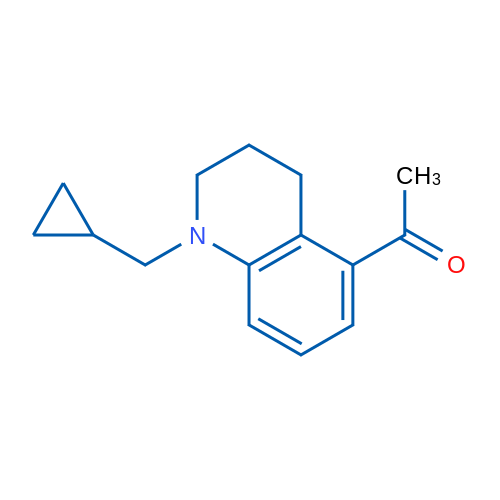 1-(1-(Cyclopropylmethyl)-1,2,3,4-tetrahydroquinolin-5-yl)ethanone 1g
