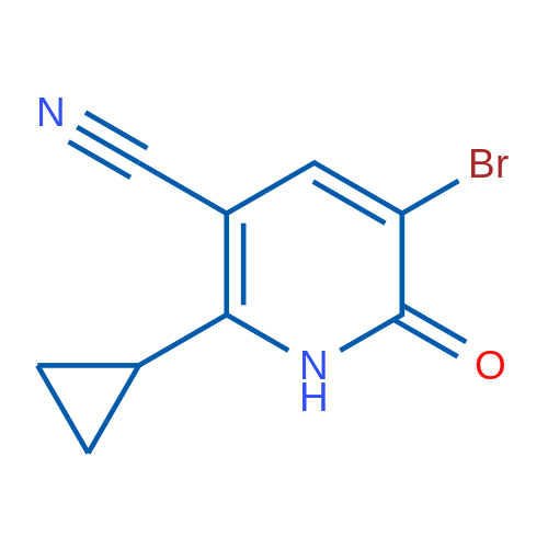 5-Bromo-2-cyclopropyl-6-oxo-1,6-dihydropyridine-3-carbonitrile 1g