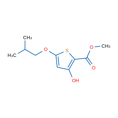 Methyl 3-hydroxy-5-isobutoxythiophene-2-carboxylate 1g
