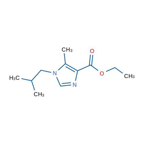 Ethyl 1-isobutyl-5-methyl-1H-imidazole-4-carboxylate 1g