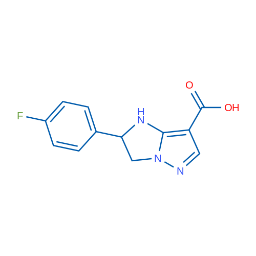 2-(4-Fluorophenyl)-2,3-dihydro-1H-imidazo[1,2-b]pyrazole-7-carboxylic acid 1g