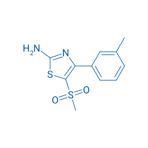 5-(Methylsulfonyl)-4-(m-tolyl)thiazol-2-amine 1g