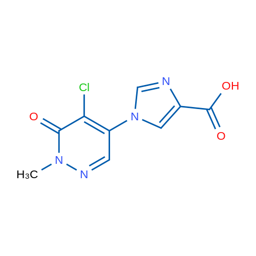 1-(5-Chloro-1-methyl-6-oxo-1,6-dihydropyridazin-4-yl)-1H-imidazole-4-carboxylic acid 1g