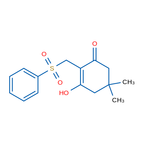 2-[(Benzenesulfonyl)methyl]-3-hydroxy-5,5-dimethylcyclohex-2-en-1-one 1g