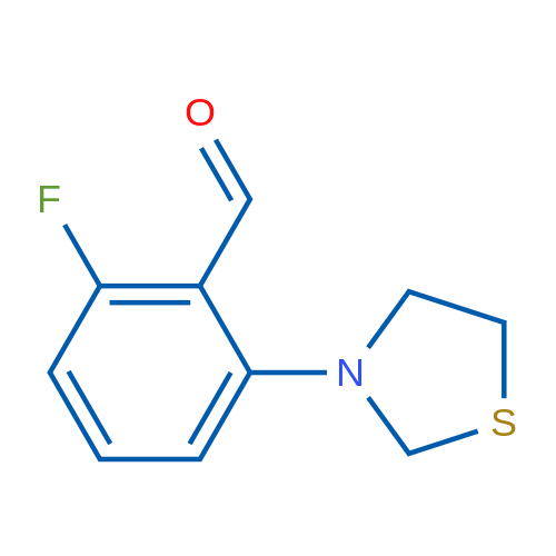2-Fluoro-6-(thiazolidin-3-yl)benzaldehyde 1g