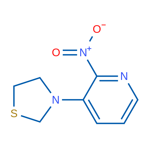 3-(2-Nitropyridin-3-yl)thiazolidine 1g