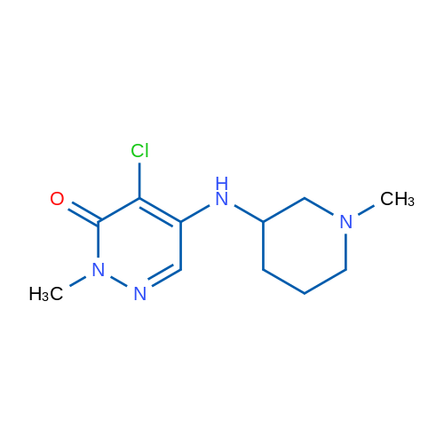 4-Chloro-2-methyl-5-((1-methylpiperidin-3-yl)amino)pyridazin-3(2H)-one 1g
