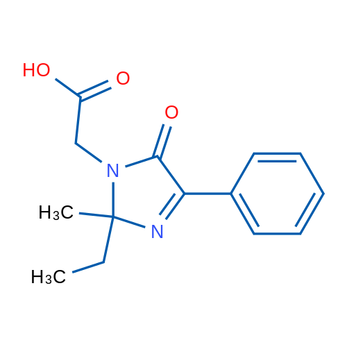 2-(2-Ethyl-2-methyl-5-oxo-4-phenyl-2,5-dihydro-1H-imidazol-1-yl)acetic acid 1g