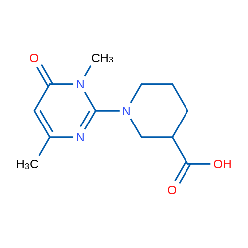1-(1,4-Dimethyl-6-oxo-1,6-dihydropyrimidin-2-yl)piperidine-3-carboxylic acid 1g