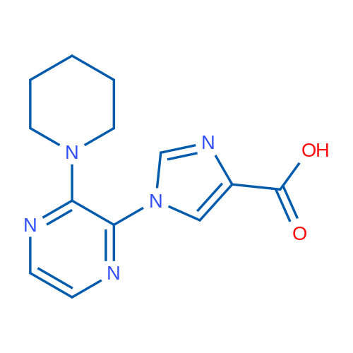 1-(3-(Piperidin-1-yl)pyrazin-2-yl)-1H-imidazole-4-carboxylic acid 1g