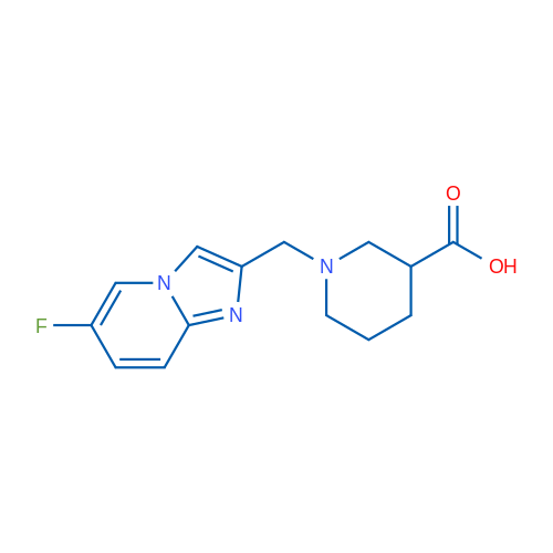 1-((6-Fluoroimidazo[1,2-a]pyridin-2-yl)methyl)piperidine-3-carboxylic acid 1g